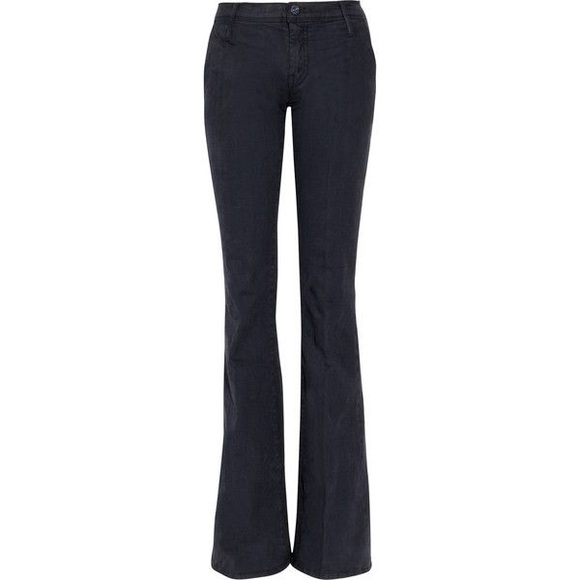 mother black flare jeans